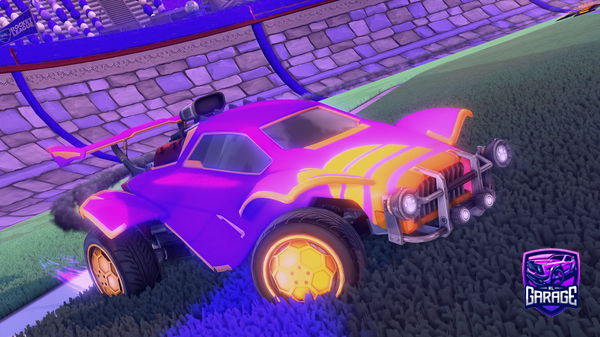 A Rocket League car design from Gupadre