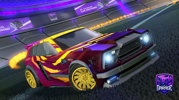 A Rocket League car design from SaphirecY