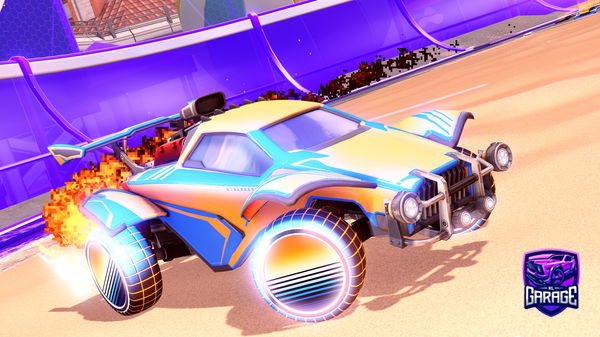 A Rocket League car design from Vitor1980
