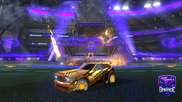 A Rocket League car design from srabber