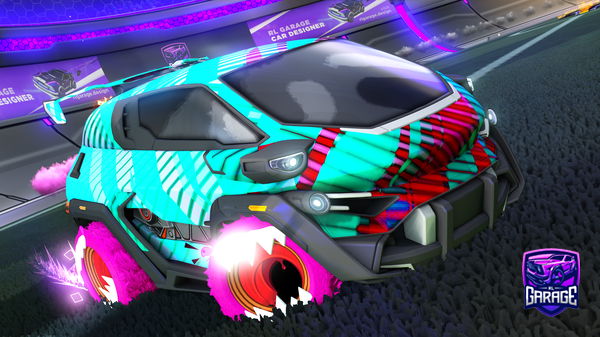 A Rocket League car design from TylerTOT13