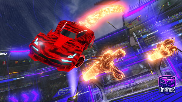 A Rocket League car design from streetyonrl
