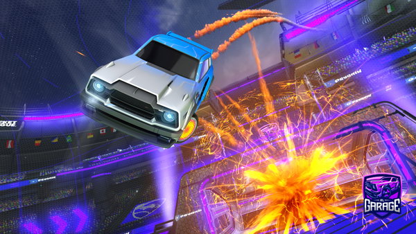 A Rocket League car design from Vybin_boiiii