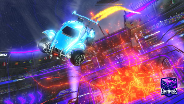 A Rocket League car design from mygman60