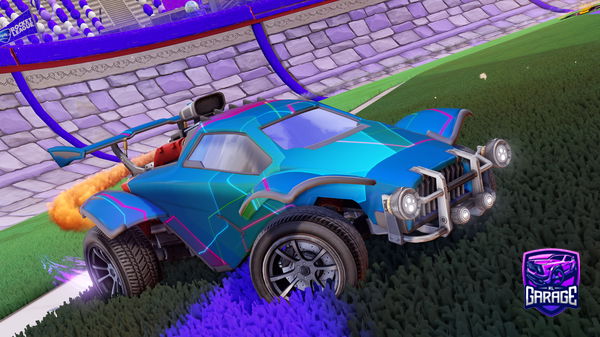 A Rocket League car design from -Goose-