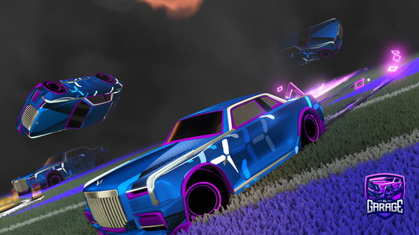 A Rocket League car design from kv1confia