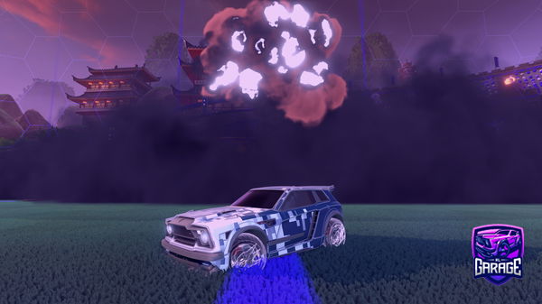 A Rocket League car design from Mob100209