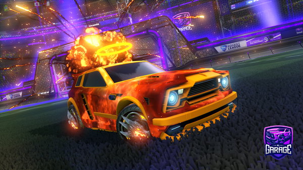 A Rocket League car design from Predator_Dark27