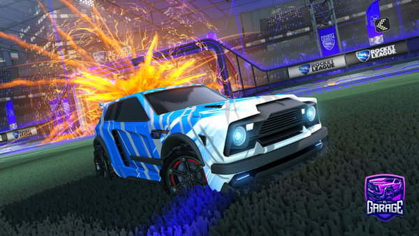 A Rocket League car design from voxelstick007