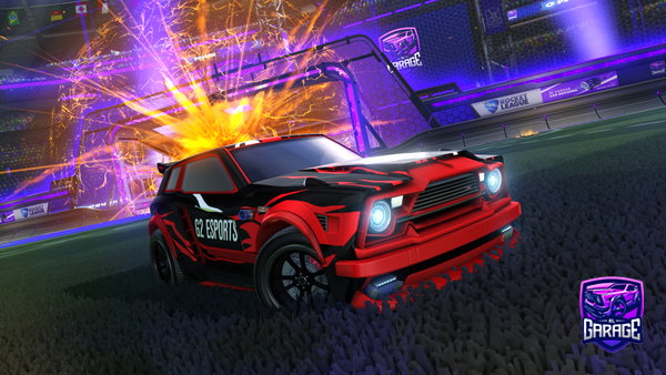 A Rocket League car design from Wiltrak