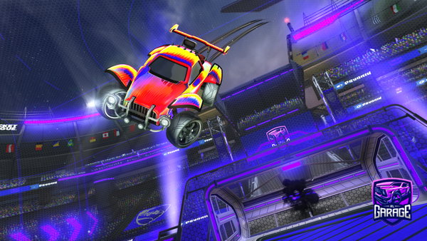 A Rocket League car design from Rukreuz