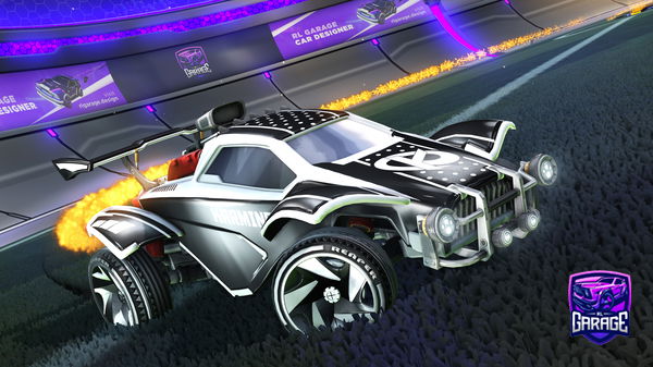 A Rocket League car design from Tiktokwinterfs