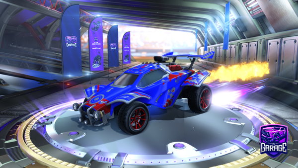 A Rocket League car design from AllianceLunasola