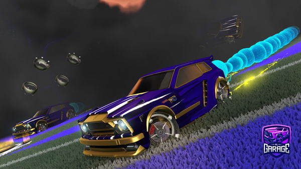 A Rocket League car design from Favoritecobra71