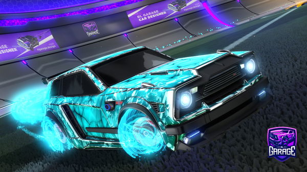 A Rocket League car design from Rogo195
