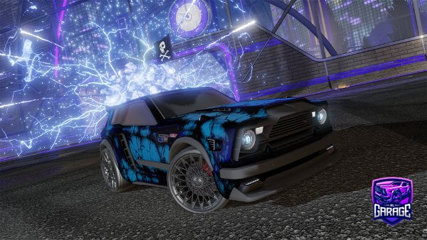 A Rocket League car design from Red_night0