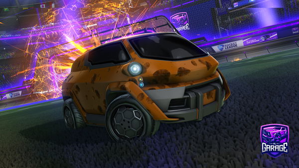 A Rocket League car design from Trikouphs