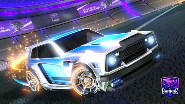 A Rocket League car design from MrPoisson