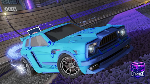 A Rocket League car design from Noisyboyusa