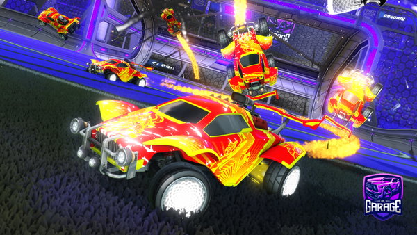 A Rocket League car design from D8l6