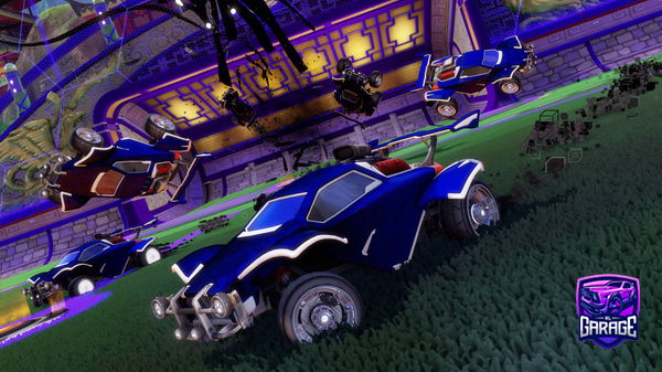A Rocket League car design from Konamii