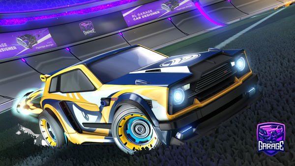 A Rocket League car design from TMONEY2134