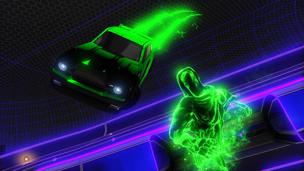 A Rocket League car design from Ghostsword11