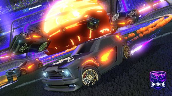 A Rocket League car design from batman69420