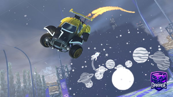 A Rocket League car design from infamous_slammer