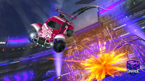 A Rocket League car design from Rafoxx9