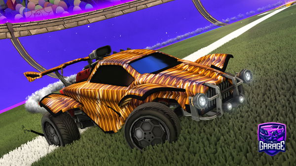 A Rocket League car design from Cralmondzy