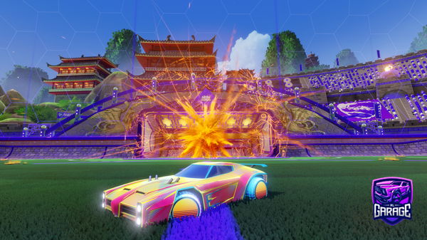 A Rocket League car design from HotGarbage