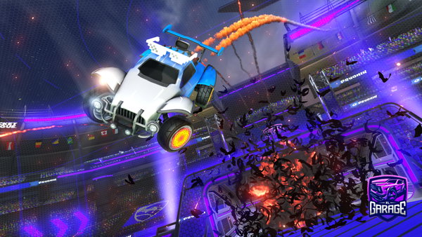 A Rocket League car design from fryzzz123