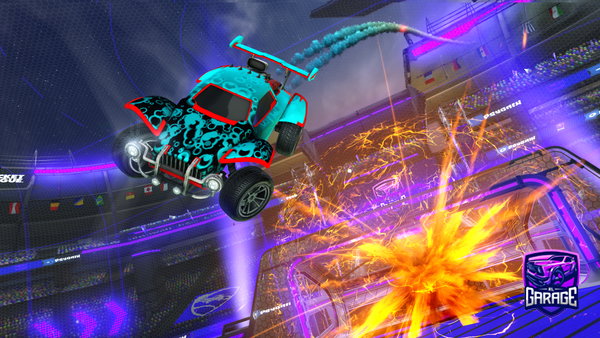A Rocket League car design from Oxji2