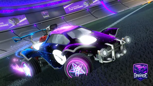 A Rocket League car design from Hamburgler