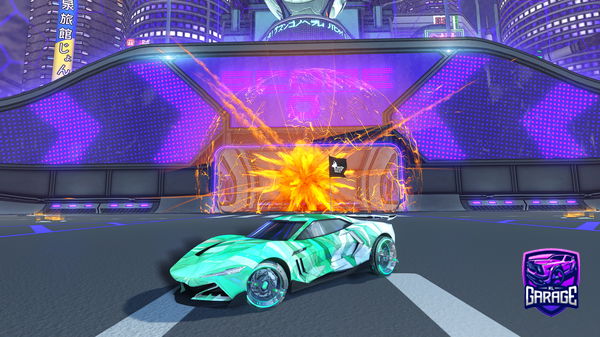 A Rocket League car design from ICEREAL