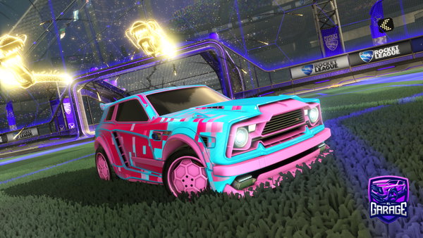 A Rocket League car design from FaiR_elmir