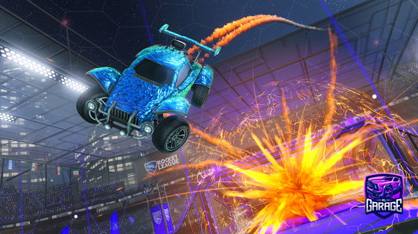 A Rocket League car design from billytomted266