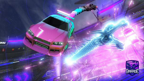 A Rocket League car design from AqibM69