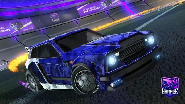 A Rocket League car design from rudinho473