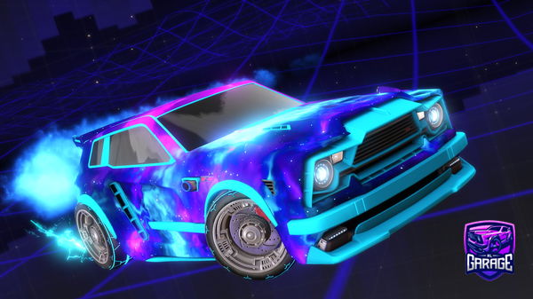 A Rocket League car design from Evaxle