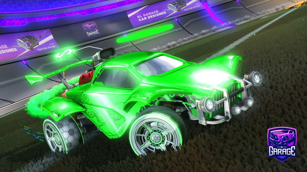 A Rocket League car design from Zelestixl