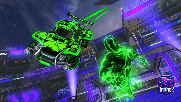 A Rocket League car design from SilverStarz128