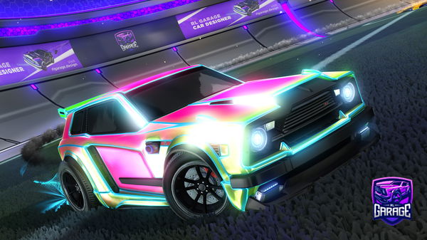 A Rocket League car design from Wohulo