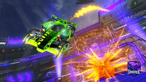 A Rocket League car design from BigVedj