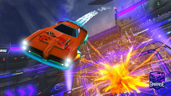 A Rocket League car design from ChristmasGuy