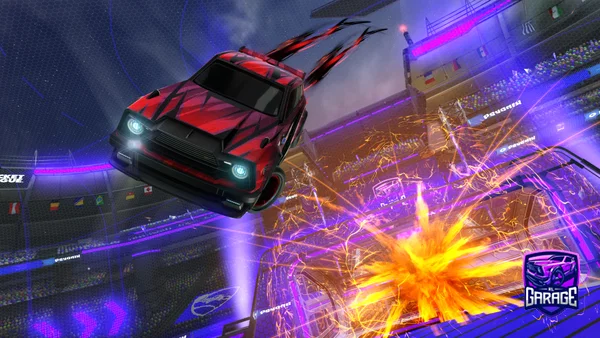 A Rocket League car design from Rotebaeume
