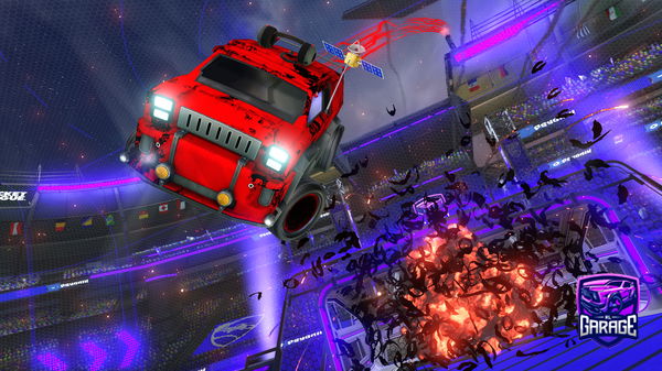 A Rocket League car design from Fry10ingBurg