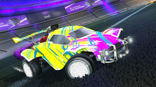 A Rocket League car design from GoBlitzy