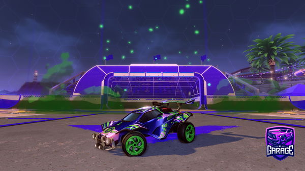 A Rocket League car design from raaloor160